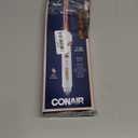 Conair Double Ceramic 1/2-Inch Curling Iron, 1/2-Inch Barrel Produces Spiral Curls For Use On Short To Medium Hair (White/Rose Gold)