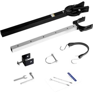 Boat Transom Saver, 23 to 35 Inches Adjustable Boat Motor Support with Heavy-Duty Composite Head for Holds Engine, Roller and Trailer Mounts.