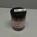 60pcs 3/4 inch Pex Crimp Rings, 304 Stainless Steel Single Ear Hose Clamps, Heavy Duty PEX Clamps for PEX Tubing Pipe Fitting Connections