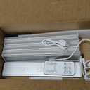 EZVALO 5-Pack Under Cabinet Lighting, 2400mAh Motion Sensor Light, LED Closet Lights Wireless, 3000K Dimmable, Timer, Magnetic, with Remote Control for Kitchen, Closet, Stair (Warm White)