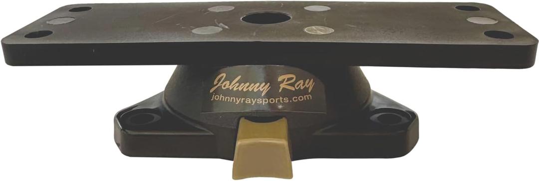 Johnny Ray Fish Finder Mount, Portable Depth Finder Swivel Mount, Quick-Release Fishfinder Bracket, Marine Sonar and Electronics Mounting Equipment (JR-300)