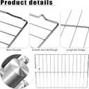 Oven wire rack assembly 31649620124" x 16" inch Fits for Frigidaire Oven Range Oven Rack Replaces 316496202, 316496207, AP4040129, PS1765356