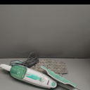 Shark Steam Mop with 2 Machine Washable Dirt Grip Pads, Removable Water Tank, Lightweight, Steam Cleaner for sealed Hard Floors, Marble, Stone, Hardwood, Tile, Laminate, White/Seafoam, S1000