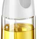 Oil Sprayer for Cooking- 200ml Glass Olive Oil Sprayer Mister, Olive Oil Spray Bottle, Kitchen Gadgets Accessories for Air Fryer, Canola Oil Spritzer, Widely Used for Salad Making, Baking, Frying,BBQ4