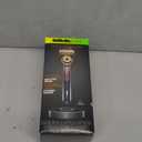 Gillette Heated Razor for Men, Deluxe Travel Shave Kit by GilletteLabs, 1 Handle, 2 Blade Refills, Charging Dock, Case