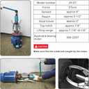 5 Ton Hydraulic Gear Puller Wheel Bearing Pulling Separator 3 in 1 Pump Oil Tube Drawing Machine M/Case