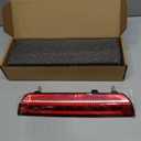 Third 3rd Brake Light LED for 2014-2019 Nissan Rogue, High Mount Rear Brake Lights Assembly for 14-19 Nissan Rogue, Waterproof Center Cab Lamp Stop Light (Red)