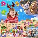 4 Packs Christmas 100 Piece Puzzles for Kids Ages 4-6 6-8 8-10, Snowman Dogs Cats Train Christmas Jigsaw Puzzles Kids Puzzles Ages 5-8, Xmas Gifts Stocking Stuffers for Boys Girls