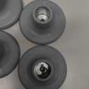 4 PCS Replacement Feet Caps for Bedside Commode Seat, 1-1/8" I.D Rubber Feet Pads Universal Fit Shower Chair, Bath Bench Legs, Toilet Seat Leg Tips Large Suction Cup Feet for Commode Chair