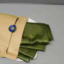 Bedsure Satin Pillowcase 2 Pack Similar to Silk Pillow Cases Standard Size, Pillow Case for Hair with Envelope Closure, Olive Green Room Decor Aesthetic Gifts for Women, Moss, 20x26 Inches, 2pcs