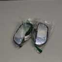 Blind Spot Mirror for Car, HD Glass Convex Wide Angle Blindspot Rear View Mirrors, Adjustable Clip On Car Side Mirror for Trucks SUVs Jeep RVs, Fits Max 0.16in/0.4cm Framed Mirrors (Black 2pcs)