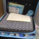 ARTDOT 240 Slots Storage Container for Diamond Art Kits for Adults,Portable Bead Storage Boxes for Diamond Painting Accessories and Tools (Blue)