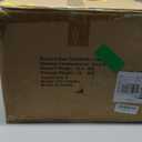 Nightstands/Beside Table Set of 2 with Charging Station, End Table with Diamond Handle and Rattan-Style Drawer, Rustic Brown