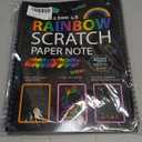 Prudiut 3 Packs Rainbow Scratch Art, Scratch Notebook Scratch Paper Art Gifts for Kids DIY Craft Birthday Party Games Classroom Easter Gifts for Kids