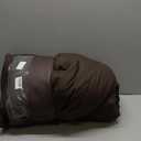 Houseri Dark Brown Comforter Set Queen 3 Piece Dark Chocolate Bedding Queen Size Lightweight Black Coffee Bed Set Soft Comfy Quilt Blanket Queen