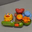 Baby Bath Toys for Kids Ages 1-3 Interactive Toddler Bath Toys Duck Sensory Bathtub Water Shower Toys with 3 Stacking Cups for 12+ Months Boys Girls Birthday Gifts