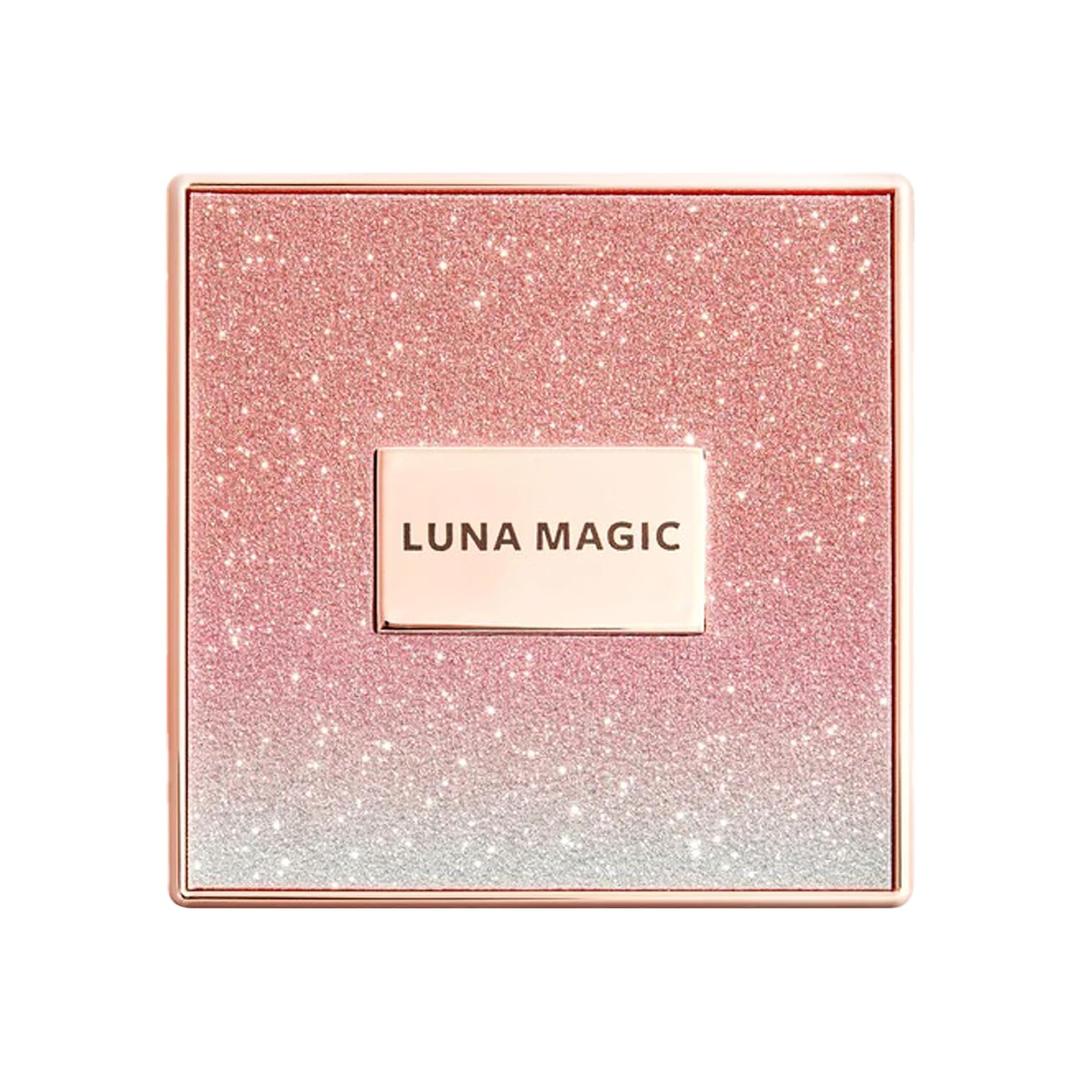 Luna Magic Soft Perfection Pressed Powder Foundation, Deep, Sheer to Medium Buildable Coverage, Matte Finish, Oil-Control Face Powder with Vitamin E, Shea & Cocoa Butter, Vegan, 0.21 oz
