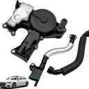PCV Valve Engine Crankcase Vent Valve Oil Separator with Valve Breather Hose Kit Compatible with 2012-2018 Audi A4 A5 A6 Q5 Quattro Allroad 2.0T Only 06H103495AE 06H103495J 06H103495AK