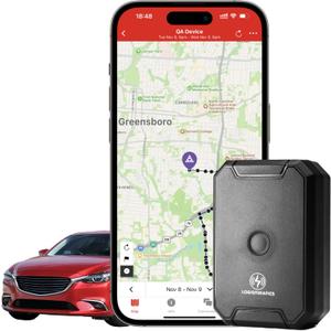 Mobile-200 4G GPS Tracker for Vehicles, People, and Assets - Real-Time Car Tracker Device for Vehicles - Mini Magnetic GPS Tracker, Waterproof - Fleet Tracker 