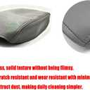 AJHLJ® for Toyota Camry 2007 2008 2009 2010 2011 Gray PU Leather Car Center Console Lid Armrest Cover Skin Trim Protector (Grey)
