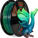 FLASHFORGE PLA Filament 1.75mm, 3D Printer Filament 1kg (2.2lbs) Spool, Dimensional Accuracy +/- 0.02mm, 3D Printing Filament Easy to Use and Fits for Most FDM 3D Printers (Rainbow)