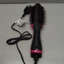 Dimecano Hair Dryer Brush, 4 in 1 One Step Hair Dryer and Styler Volumizer, Professional Hot Air Brush with Negative Ion Anti-frizz Blowout for Drying, Straightening, Salon, Black Pink