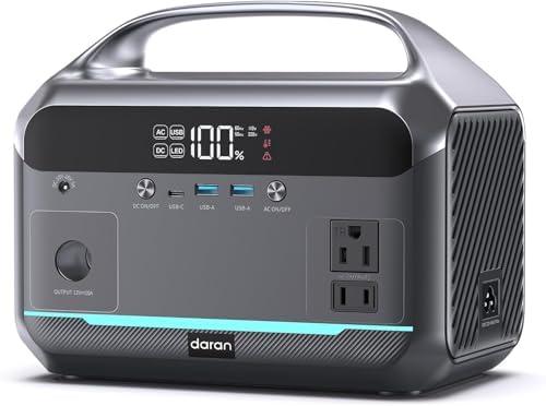 Amazon.com: Portable Power Station 90,000mAh, 288Wh LiFePO4 Battery Backup w/ 2 350W (600W Surge) 110V Pure Sine Wave AC Outlets, Solar Generator for Home Backup, CPAP, RV, Camping, Off-Grid & Emergency Power: Patio, Lawn & Garden