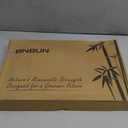 Bamboo Cutting Board for Kitchen, 3-Piece Set with Juice Grooves, Side Handles & Non-Slip Mats – Durable Bamboo Chopping Board for Meat, Vegetables and Fruits