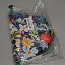 HOMFREEST Outdoor Floral Throw Pillow Covers 18x18 Inch Set of 2 Black Waterproof Flowers Decorative Spring Summer Holiday Patio Cushion Cases for Patio Furniture Garden