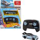 Hot Wheels RC Toy Car, Full-Function Remote-Control 1:64 Scale Ford Mustang, Booster Button to Race & Stunt On- or Off-Track, Recharge with USB Cable
