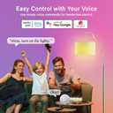 Sengled WiFi Color Changing Light Bulb, Alexa Smart Light Bulbs that Compatible with Alexa & Google Assistant, A19 RGB No Hub Required, 75 W Equivalent 800LM CRI>90, Set of 4