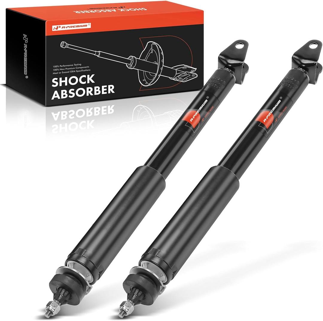 A-Premium Rear Pair (2) Shock Absorber Compatible with Ford Taurus 2013-2019 & Lincoln MKS 2009-2012, Driver and Passenger Side