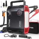 UTRAI Jump Starter with Air Compressor, 7000A 27000mAh Car Starter Jump Box with 150PSI Tire Inflator, Portable Jump Pack (All Gas/10L Diesel), DC160W, QC3.0 Jumper Cables, 1600LM Light