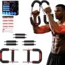 Twister Arm Trainer, Adjustable Chest Workout Equipment with 6 Resistance Levels Springs (30-160 Lbs), Arm Trainer for Men & Women, Detachable Home Gym Fitness Trainer with Anti-Slip Handles