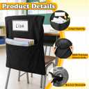 24 PCS Upgraded 900D Oxford Heavy-Duty Chair Pockets for Classrooms