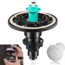 Replace for #3325001 EBV-1020-A Dual Filter Urinal & Water Closet Electronic Diaphragm Assembly Flex Tube Diaphragm Repair Kit For Sloan G2 Optima Plus Sensor Flushometers 1.6/3.5/4.5 GPF