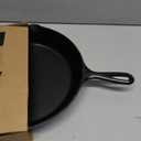 Lodge Seasoned Cast Iron Skillet 12 Inches - PFAS-Free, Non-Toxic Cookware - Use with an Oven, Stove, Grill, or Campfire - Naturally Non-Stick & Oven Safe