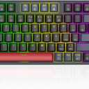 Redragon Mechanical Keyboard, Wired Gaming Keyboard with 94 Keys, Programmable Macro Editing, Numeric Pad, Compact Layout for PC Laptop, Black Gray