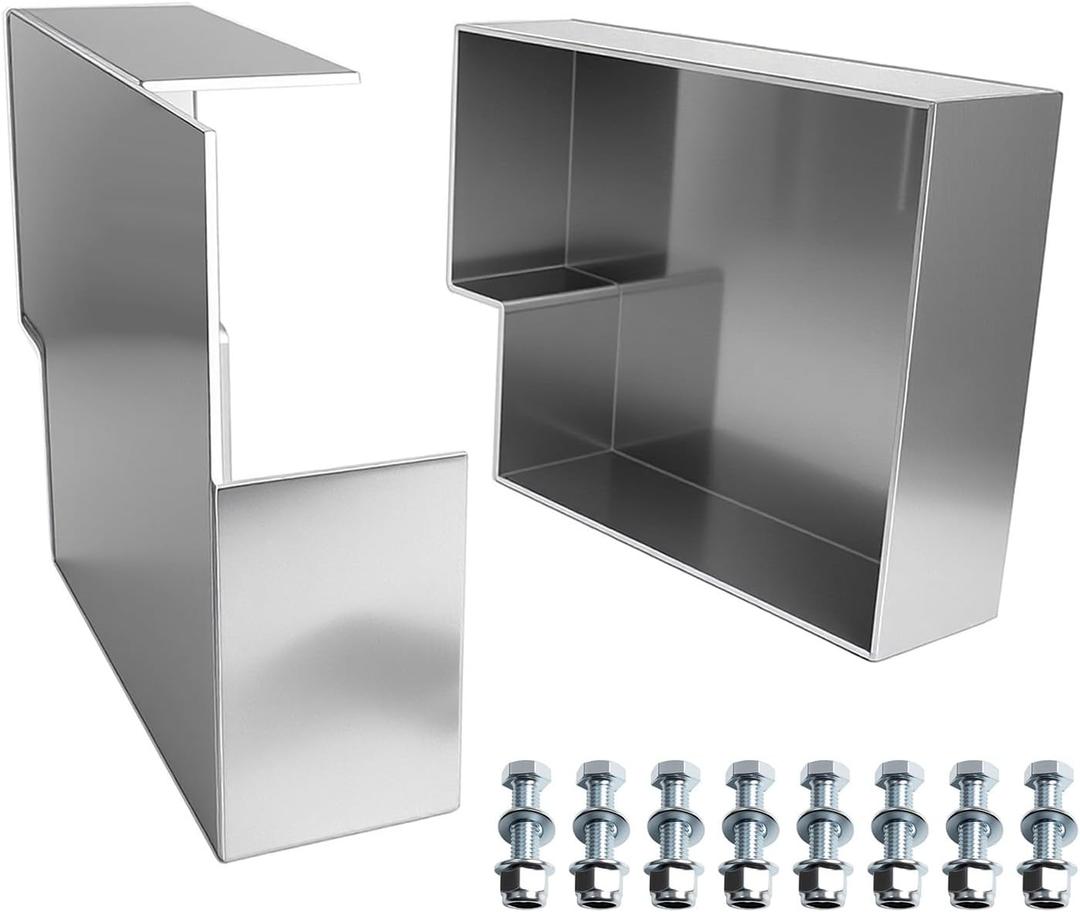 20"×15" Flatbed Trailer Dunnage Racks, Fits Gooseneck, Flatbed (Aluminum)