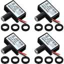 4 Pack 120V AC Photoelectric Switch Light Control Sensor Button Switch with Automatic Illumination Detection Circuit,Dusk to Dawn Senso