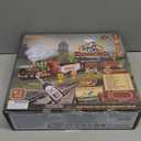 Mini Tudou Christmas Electric Train Set w/Steam, Sound & Light, Remote Control Train Toys w/Steam Locomotive Engine, Cargo Cars & Tracks, Toy Train w/Rechargeable Battery for Kids Boys 3+ Year Old