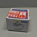 21 Oz Glass Candy Jar with Lid | Large Clear Crystal Christmas Candy Bowl for Holiday Parties, Weddings & Home Decor