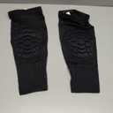 SZKANI Knee Pads Compression Leg Sleeve Knee Sleeve for All Sports Wrestling Protector Gear, 1 Pair of Knee Paded (X-Large, Black_2 Pack)