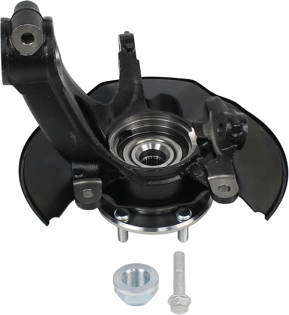 NewYall Front Right Steering Knuckle and Hub Bearing Assembly for Honda