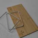 SONGMICS Cabinet Organizer Shelf, Set of 1 Kitchen Counter Shelves, Kitchen Storage, Spice Rack, Stackable, Expandable, Metal and Engineered Wood, Cloud White and Natural Beige