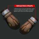 QUMY Dog Shoes for Dogs,Dog Boots & Paw Protectors for Winter Snowy Day, Summer Hot Pavement, Water-Resistant in Rainy Weather, Outdoor Walking, Indoor Hardfloors Skid-Resistant Sole, Size 2