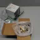 IBWell 10oz Sugar Bowl with Clear Lid and Spoon 2 Pack Gold Coffee Bar Containers for Kitchen Stainless Canister for Seasoning