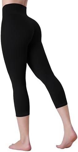 Sunzel Sustainable Butt Lifting Capri Leggings for Women High Waist No Front Seam Tummy Control Booty Workout Yoga Pants, XL