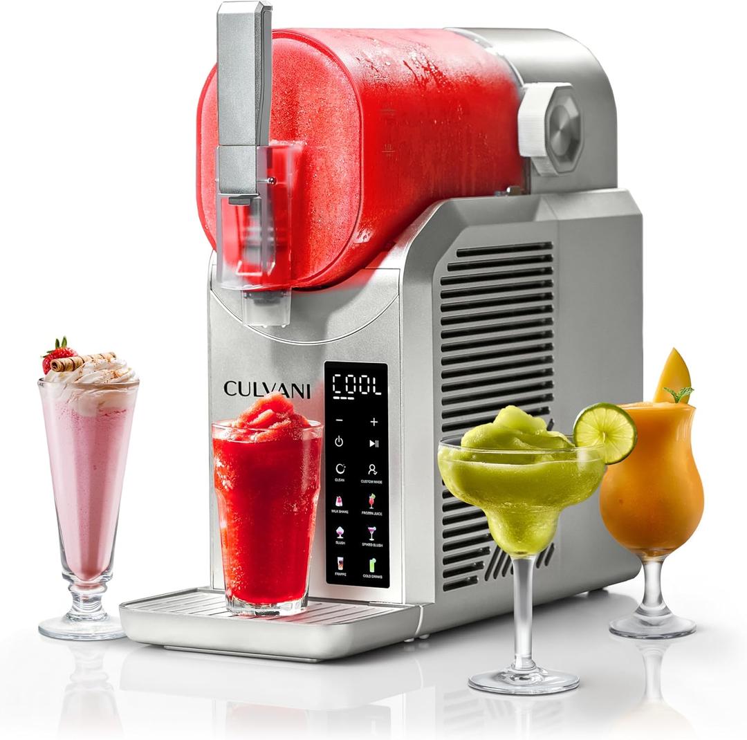 Slushie Machine for Home | 68oz Chillux No Ice Needed Electric Slushy Maker with 7 Smart Modes, 4-Hour Cooling | Self-Cleaning Frozen Drink Maker for Margaritas, Frapps & Milkshakes