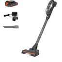 BLACK+DECKER POWERSERIES+ 20V MAX Cordless Vacuum Cleaner, Stick Vacuum Rechargeable with LED Floor Lights, Anti-Tangle Lightweight, Removable Battery (BHFEA18D1)